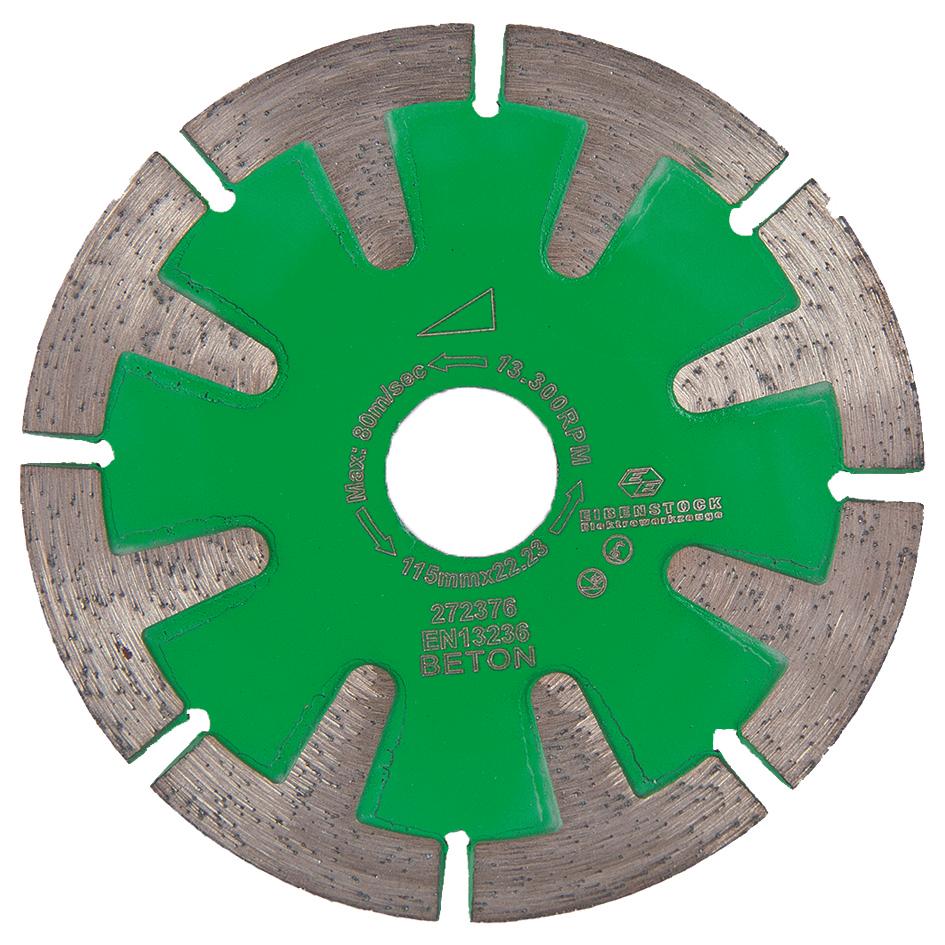 Eibenstock Diamond disc for curved cut, Ø 115 mm