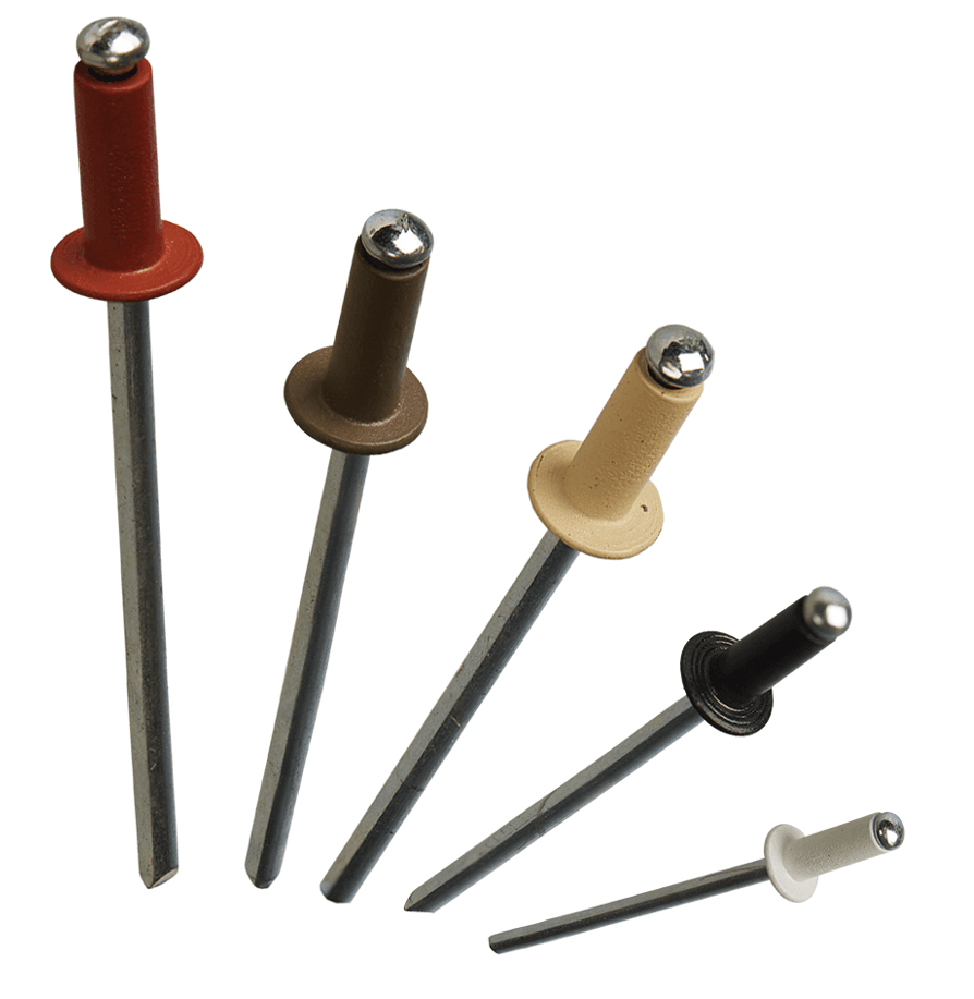 Apex Rivet - Alu/Steel 4.0x10.8mm - Safety Red