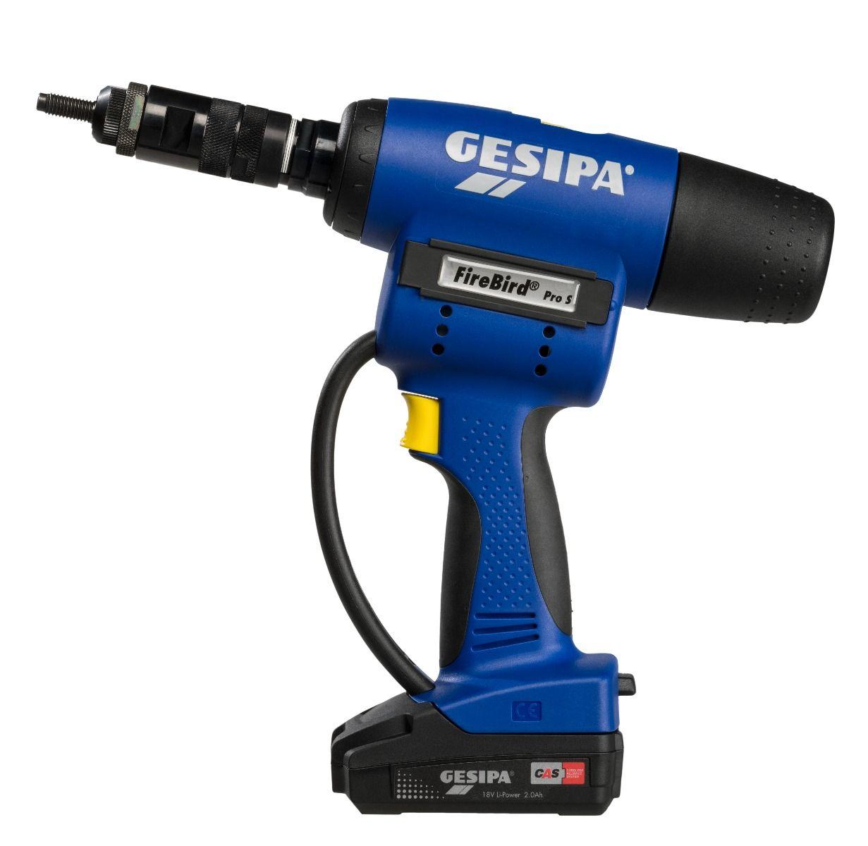 Gesipa FireBird® PRO Gold Edition CAS Rivet Nut Gun Kit
