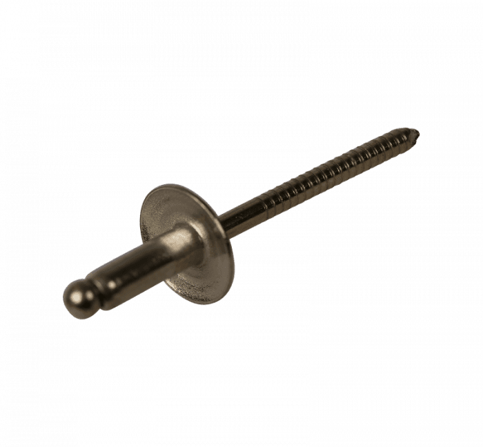Apex Rivet - All Stainless Large Flange 4.0x12.4mm