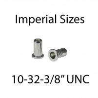 IMPERIAL LARGE FLANGE RIBBED STEEL RIVET NUTS