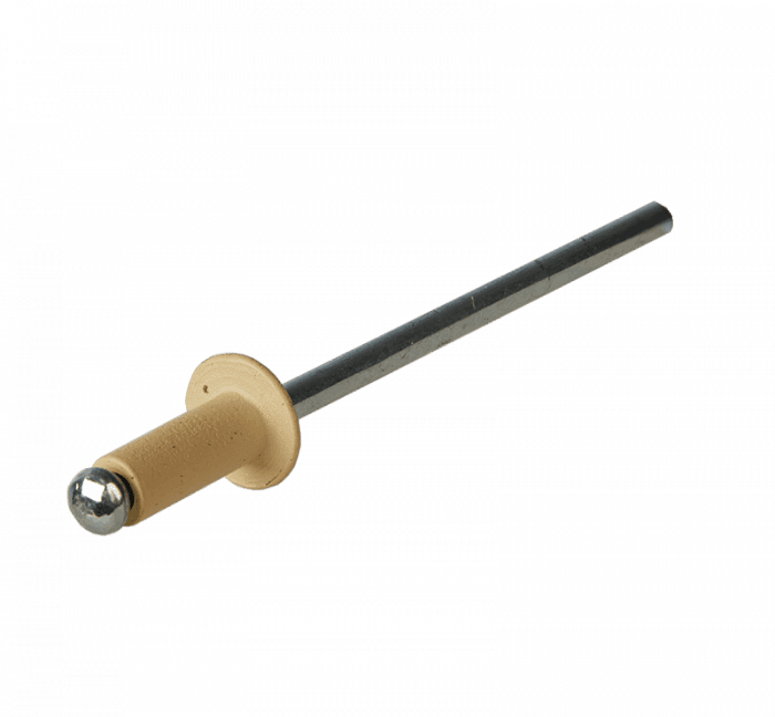 Apex Rivet - Alu/Steel 4.0x10.8mm - Classic Cream
