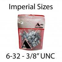 IMPERIAL THIN HEAD RIBBED STEEL RIVET NUTS